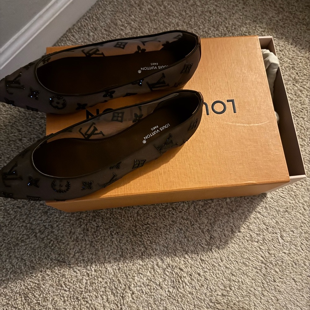 Louis Vuitton Gala Brown Flats - Picture 8 of 8